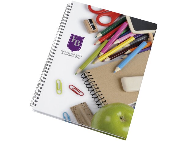 Cuaderno A4 Wire-o y tapa dura Blanco detalle 8