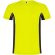 Camiseta deportiva Shanghai Roly con tecnología cool fit Amarillo flúor