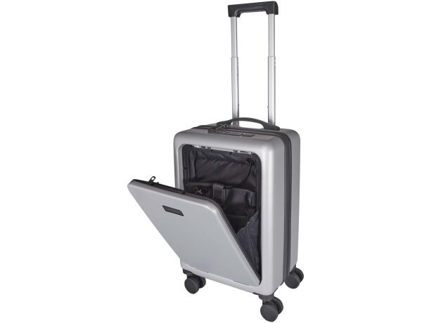 Trolley cabina reciclado GRS Rover Pro con puerto USB Plateado detalle 12