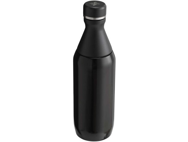 Botella de agua 350ml Stanley All Day Slim acero reciclado Negro brillante detalle 6