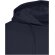 Sudadera con capucha unisex Spinel algodón orgánico certificado Azul marino detalle 8