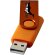 Memoria USB metálica Rotate 4GB con mecanismo rotativo Naranja detalle 17