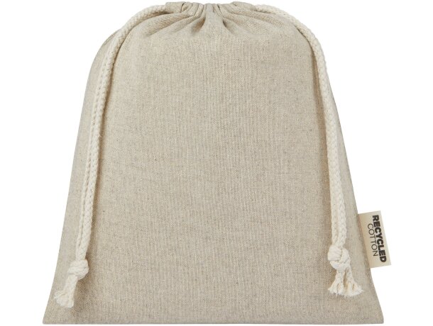 Bolsa de regalo Pheebs algodón reciclado con cierre detalle 2