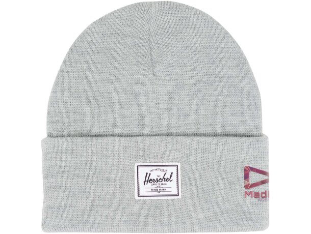 Gorro Herschel Elmer acrílico gris mezcla ajuste ceñido Gris mezcla detalle 1