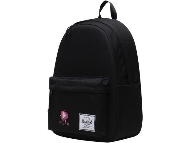 Mochila Herschel Classic reciclada 26L con funda para portátil Negro intenso detalle 1