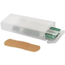 Caja con 5 tiritas personalizada blanca Caja con 5 tiritas personalizada blanca