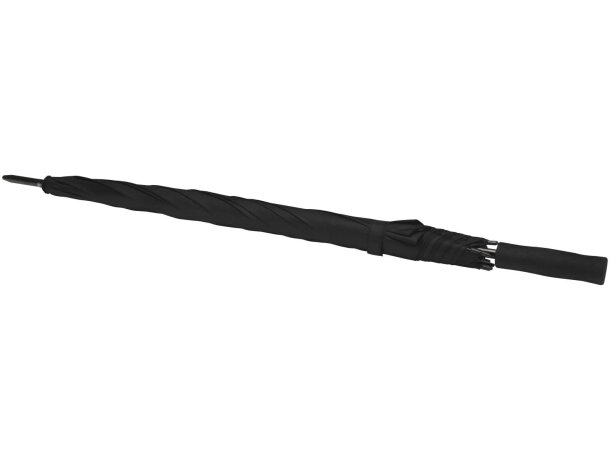 Paraguas Ibi 27 pulgadas con tejido pongee y armazón reforzado Negro intenso detalle 8