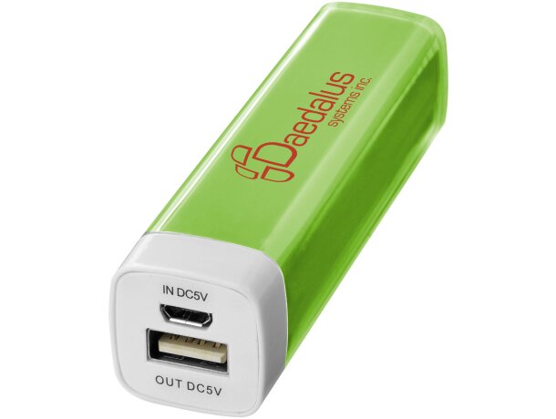 Power bank de plástico modelo flash personalizado