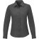 Camisa manga larga mujer Pollux Oxford entallada personalizable Gris tormenta detalle 17