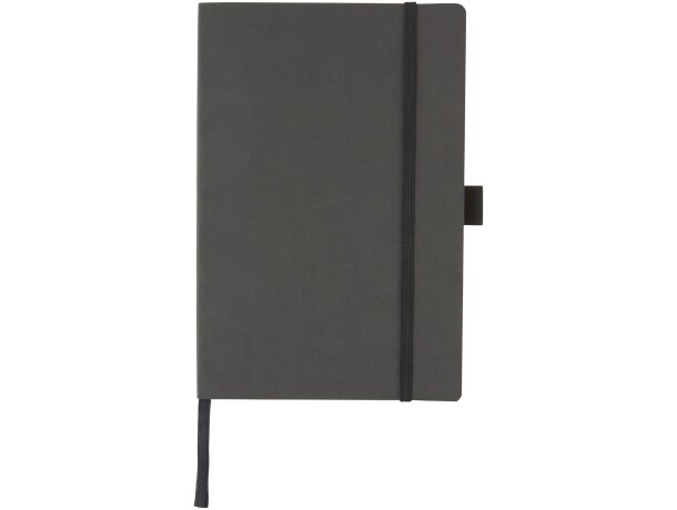 Libreta A5 de tapa blanda Revello Negro intenso detalle 2