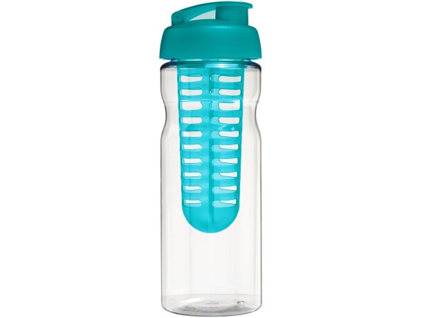 H2O Active® Base Bidón deportivo e infusor con Tapa Flip de 650 ml Transparente/azul aqua detalle 18