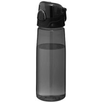 Botella con tapa abatible 700 ml personalizada azul transparente
