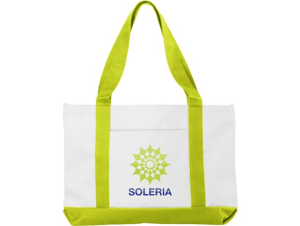 Bolsa con asas y base de colores para empresas