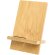 Soporte bambú desmontable Ceibo con hueco cable certificado FSC Madera detalle 4