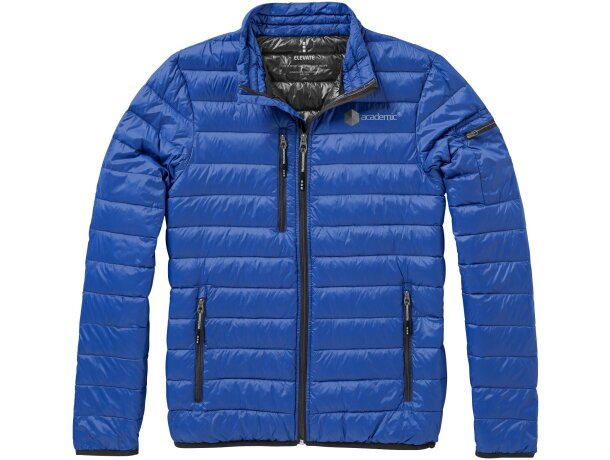 Chaqueta ligera plumón natural hombre Scotia Azul detalle 8