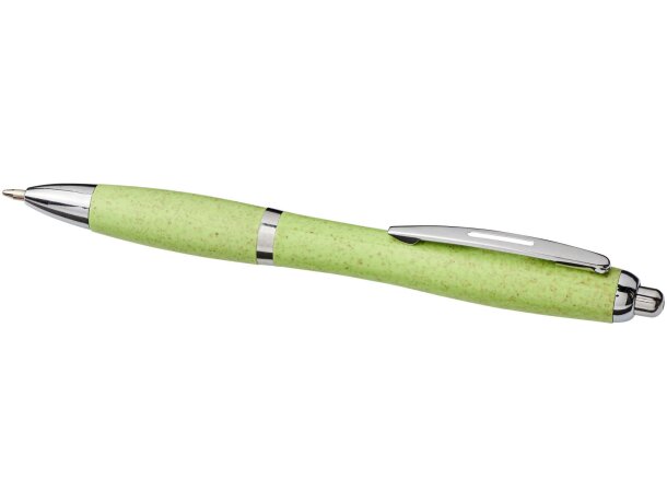 Bolígrafo de paja de trigo con punta cromada Nash barato