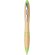 Bolígrafo de bambú Nash natural/verde