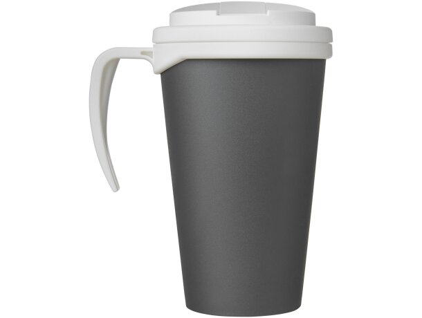 Americano® Grande taza 350 ml con tapa antigoteo grabado