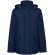 Parka acolchada America de Roly para mujer en poliéster reciclado Azul marino