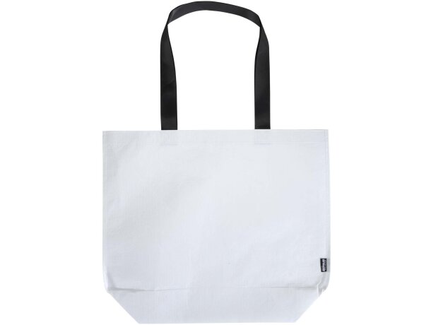 Bolsa tote Duo 30 litros plástico reciclado certificado GRS Blanco detalle 2