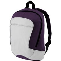 Mochila bicolor de poliéster en varios modelos gris Mochila bicolor de poliéster en varios modelos gris