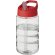 H2O Active® Bop Bidón deportivo con tapa con boquilla de 500 ml Transparente/rojo