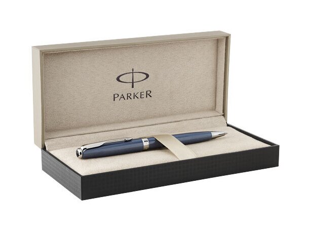 Estuche elegante con bolígrafo de metal barato azul Estuche elegante con bolígrafo de metal barato azul