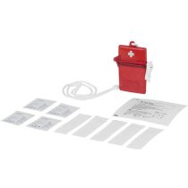 Botiquín con 10 piezas personalizado rojo Botiquín con 10 piezas personalizado rojo