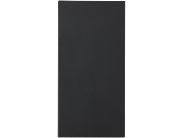 Batería externa Connect de aluminio reciclado con 5000 mAh Negro intenso detalle 2