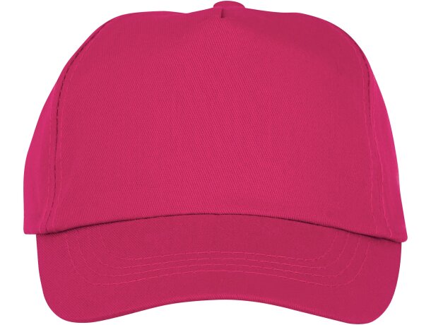 Gorra infantil de 5 paneles Feniks Kids Magenta detalle 8