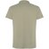 Polo manga corta unisex Cobain Roly acabado vintage Caqui detalle 37