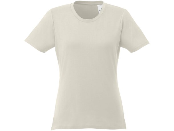 Camiseta de manga corta para mujer ”Heros” Gris claro detalle 90