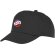 Gorra infantil de 5 paneles Feniks Kids Negro intenso detalle 23