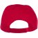 Gorra infantil de 5 paneles Feniks Kids Rojo detalle 13