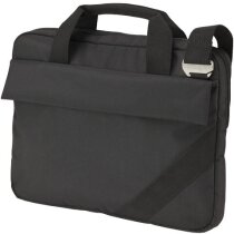 Maletín fino para portátil con bolsillo frontal barato negro intenso Maletín fino para portátil con bolsillo frontal barato negro intenso
