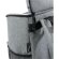 Mochila isotérmica con bolsillo frontal y de malla lateral poliéster Excursion Gris mezcla detalle 7