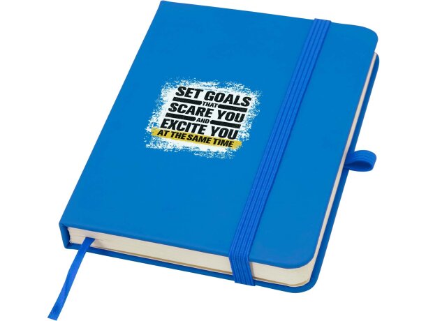 Libreta tapa dura A6 Spectrum Plus con papel FSC certificado Azul claro detalle 61