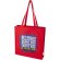 Bolsa tote algodón reciclado GRS con refuerzos Florida 14L Rojo detalle 16