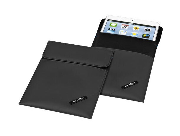 Protector de mini tableta con cierre magnético personalizado negro intenso Protector de mini tableta con cierre magnético personalizado negro intenso