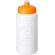 Bidón deportivo Baseline Rise 500ml con relieve moldeable Blanco/naranja