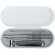 Set manicura Beautix con lima vidrio y cortaúñas acero Blanco detalle 5