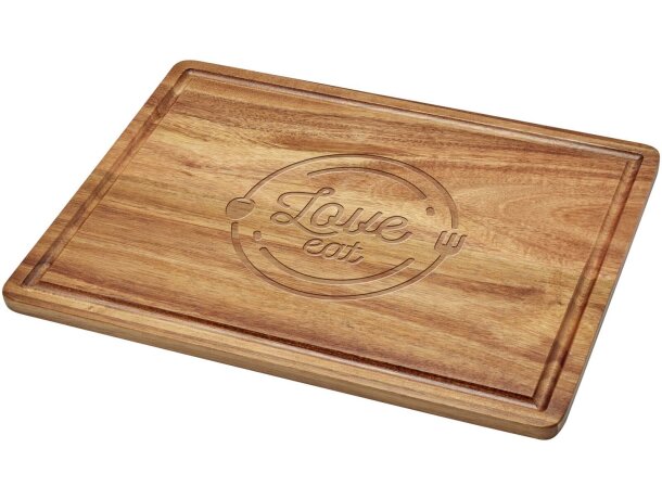 Tabla de cortar de madera de acacia Sonora Madera detalle 1