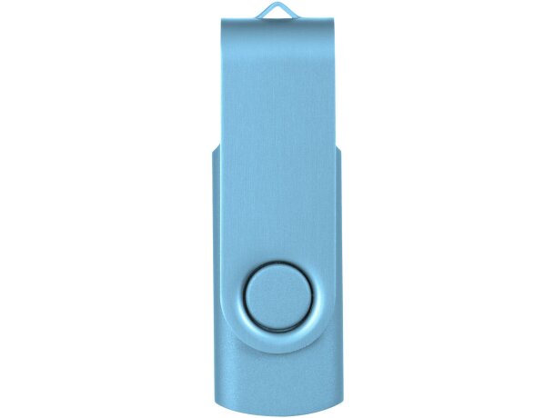 Memoria USB metálica Rotate 4GB con mecanismo rotativo Azul detalle 26