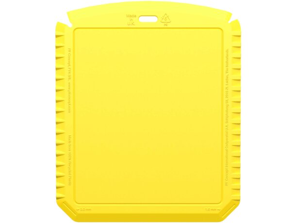 Rascador hielo rectangular reciclado Thrym Amarillo detalle 18