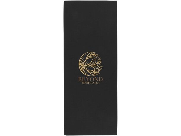 Toalla deportiva Althea 30 x 80 cm de secado rápido Negro intenso detalle 1