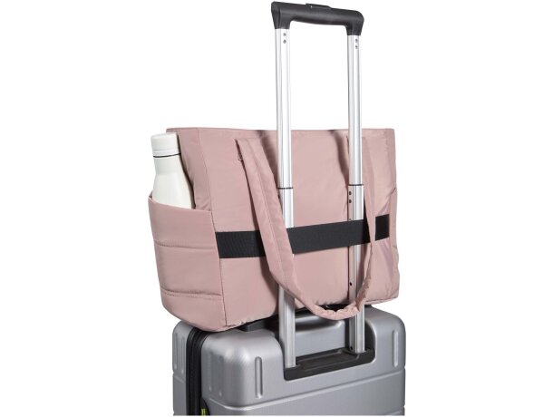 Bolsa tote Puffer acolchada reciclada GRS para portátil 15,6 detalle 13