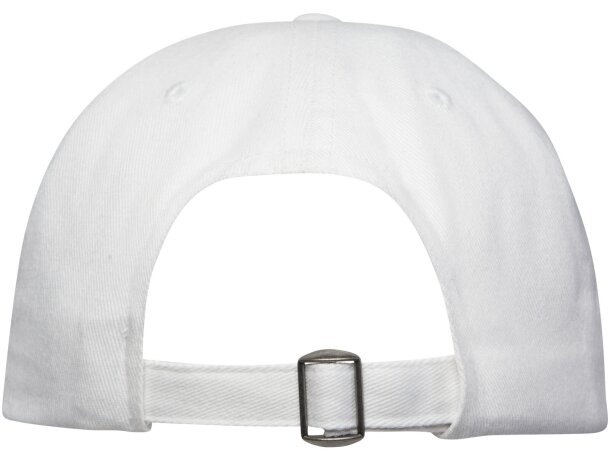 Gorra reciclada seis paneles Aware Opal con rastreador QR Blanco detalle 13