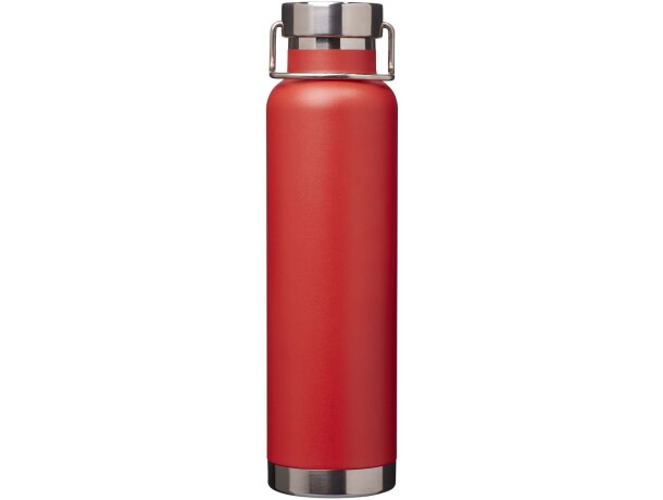 Botella Thor 650ml acero inoxidable reciclado certificado RCS Rojo detalle 26