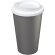 Vaso térmico Americano 350 ml con aislamiento de doble pared Plateado/blanco