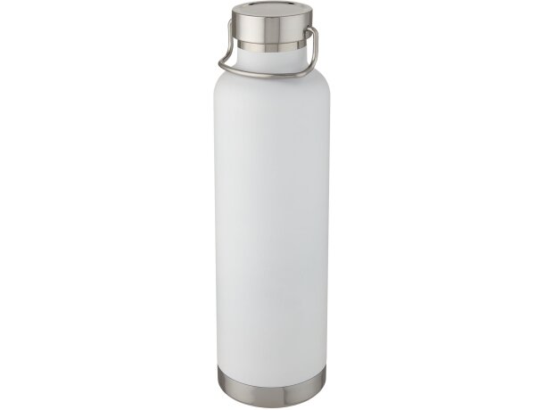 Bidón deportivo de 1 l con aislamiento de cobre al vacío personalizado negro intenso